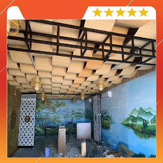 Màn tăm tre trang trí tết , làm hàng rào, vách ngăn, ốp trần nhà hàng, quán ăn, cafe đẹp sang trọng