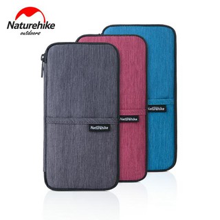 Ví đựng passport có dây đeo cổ Naturehike chính hãng màu Ghi