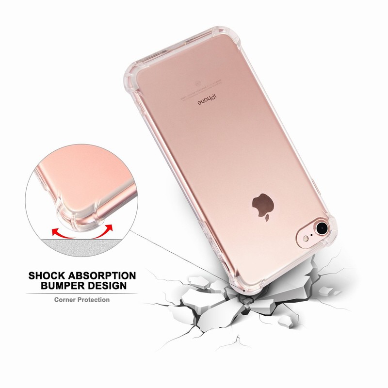 Ốp lưng điện thoại bằng TPU Silicone mềm trong suốt dành cho iPhone 6 6S 7 8 Plus X XS Max XR | BigBuy360 - bigbuy360.vn