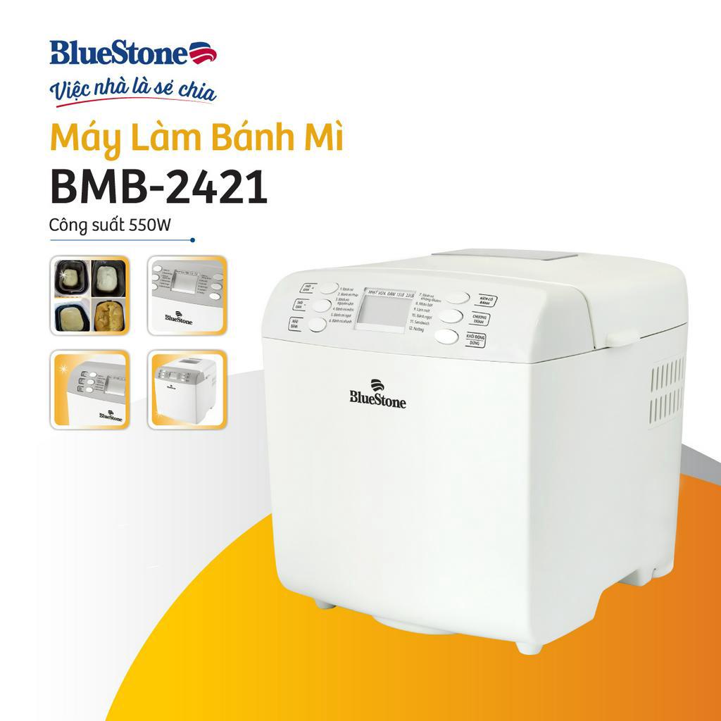 Máy Làm Bánh Mì Bluestone BMB-2421, Công Suất 550W, Bảo Hành Chính Hãng 2 Năm
