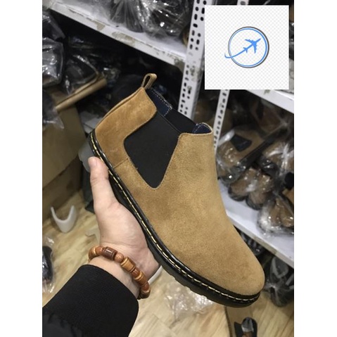 🚴🏇 Chealsea Boots cổ thấp da Lộn - Giá đẹp giày ngon 🚴🏇