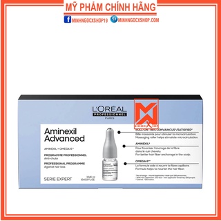 Tinh chất giảm rụng tóc Loreal Professionnel Aminexil Advanced hộp 10x6ml