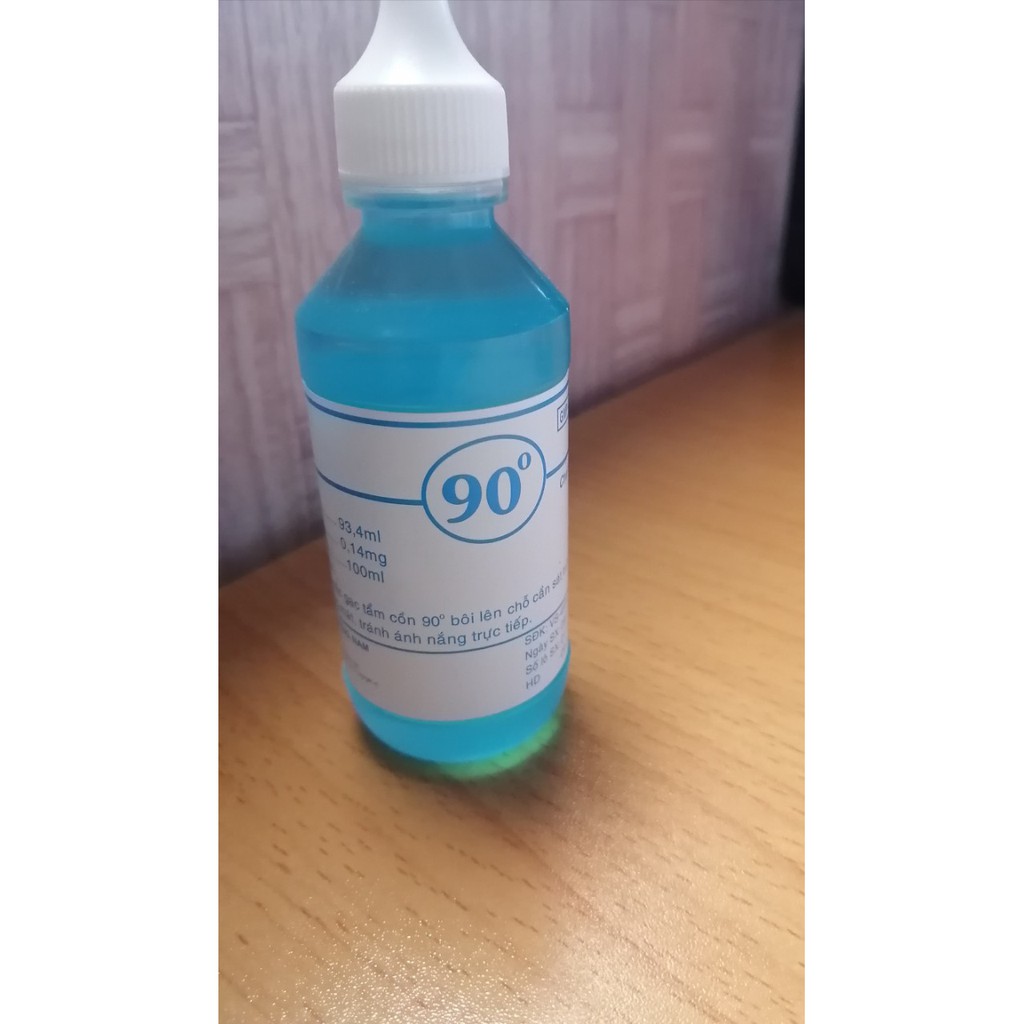 Cồn xanh 90 độ 60ml-Dùng sát khuẩn,làm sạch,nhiên liệu