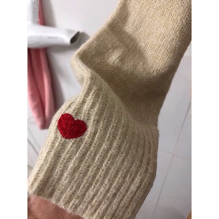 ORDER Áo len đôi hình tim 2 màu -  Noel 🤶🏻🎅🏻