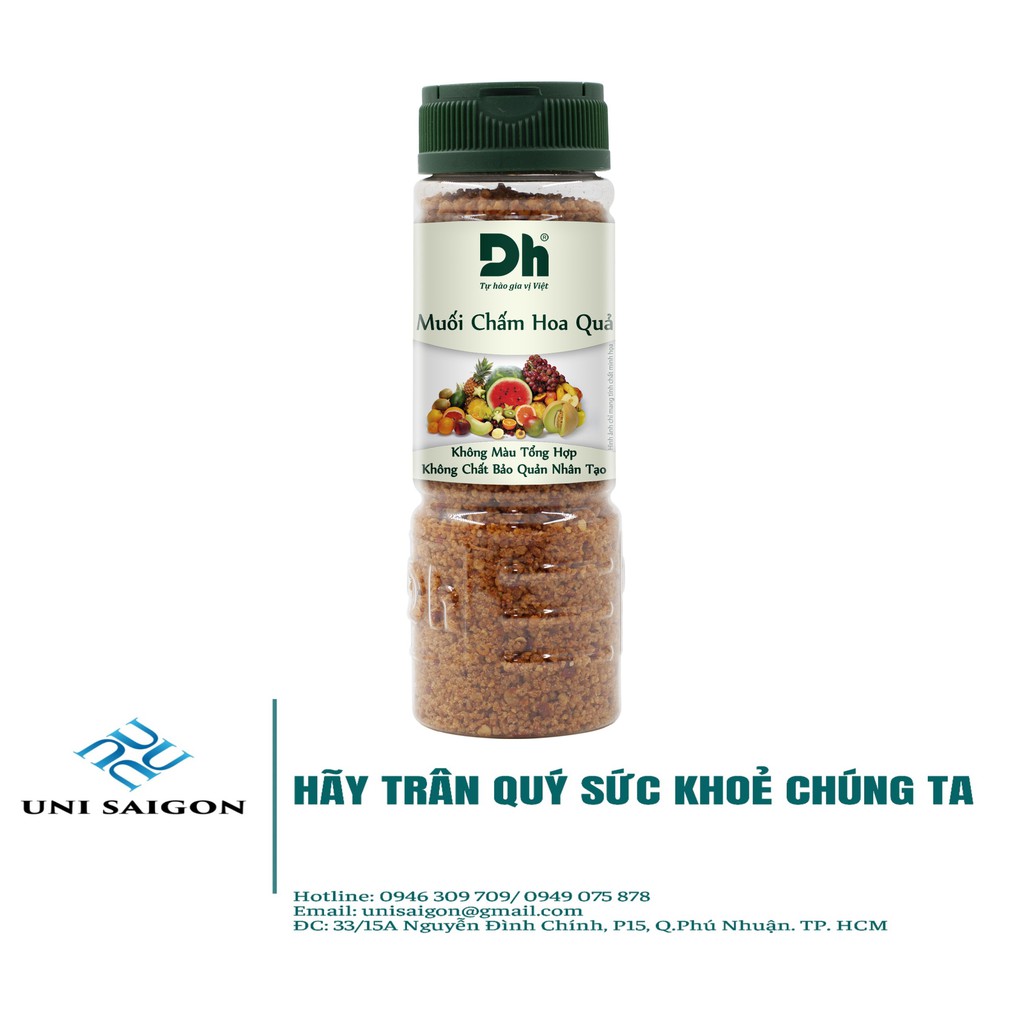 Hũ Muối Chấm Hoa Quả - Thương hiệu DH Foods