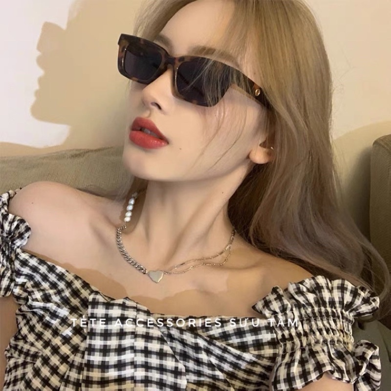 Kính thời trang nam nữ hiện đại🔻Kín râm mát da beo