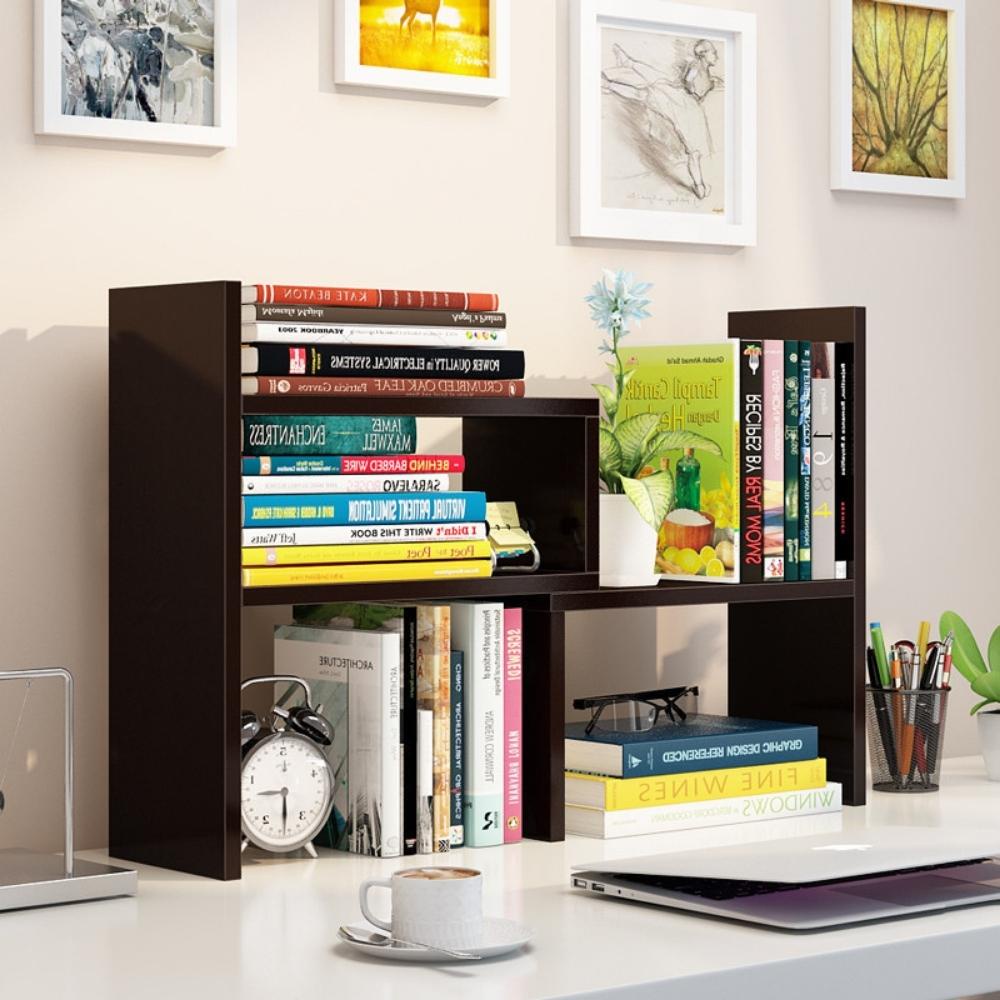 Kệ sách gỗ lắp ghép để bàn Pison decor bàn học gọn gàng - 01 cái