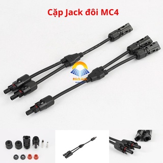 Cặp Jack đôi MC4 (Jack đôi kết nối 2 tấm pin)