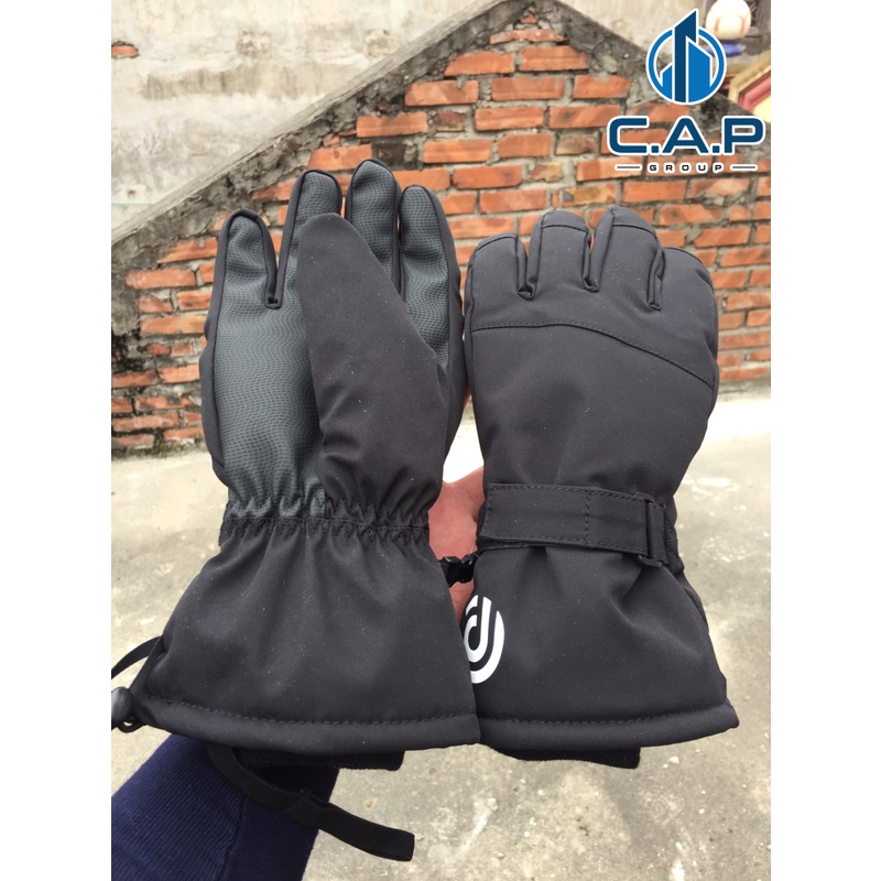 Găng tay mùa đông cho Nam nữ tất tay Phao lót nỉ giữ ấm có cảm ứng vân tay chống rét chống lạnh - CN0IX9-XX0