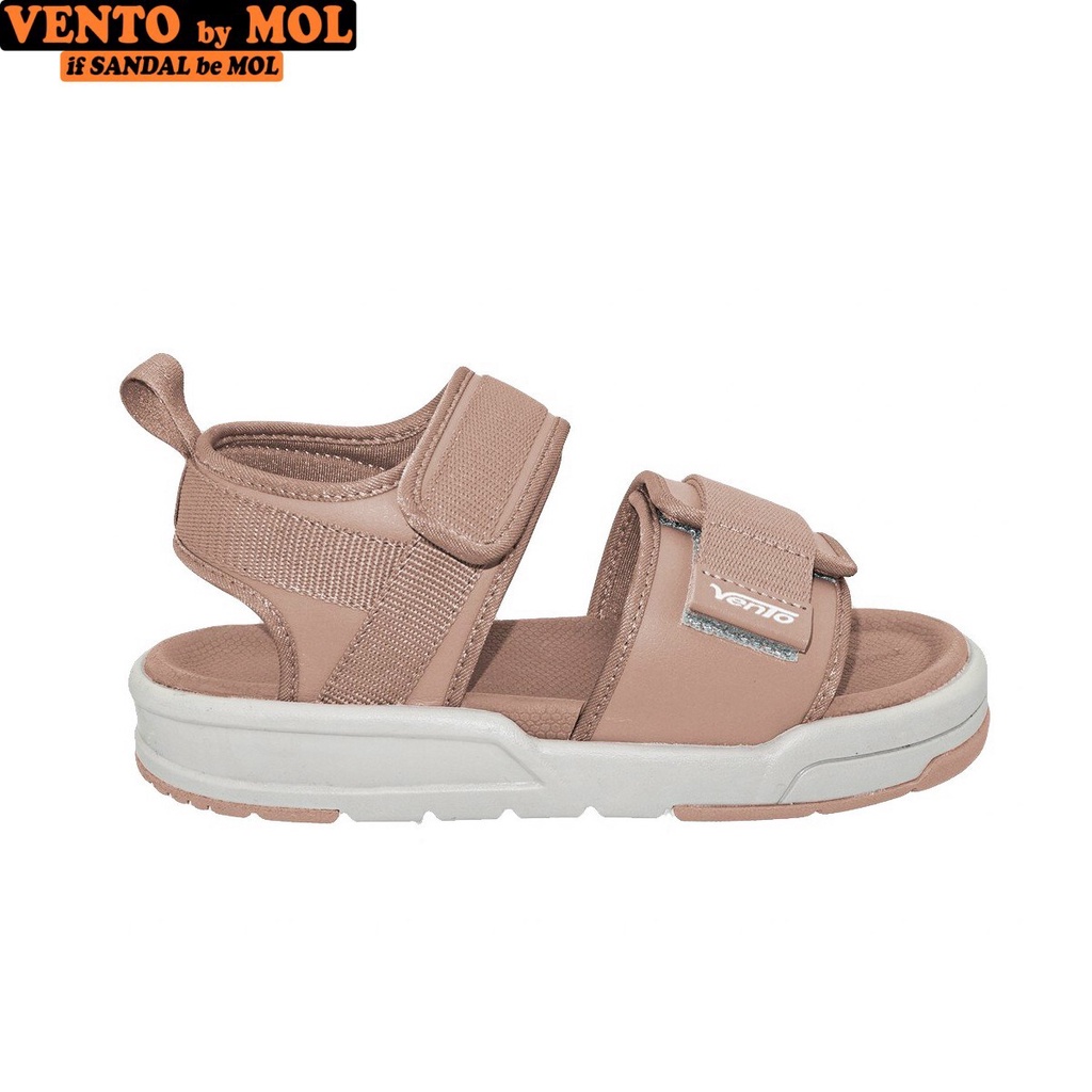 Giày sandal Vento nữ 2 quai ngang bảng to có quai hậu cố định mang đi học đi biển du lịch NV10026P