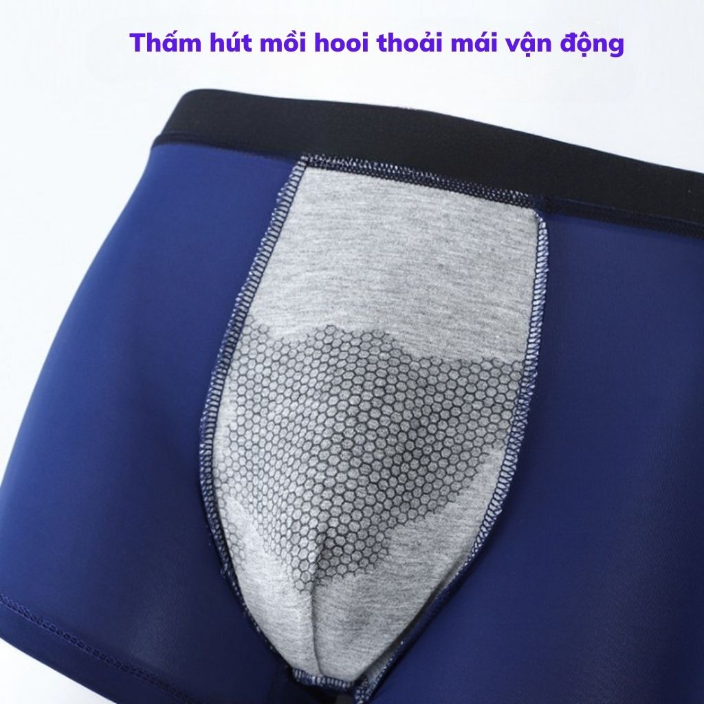 Quần lót nam thun lạnh mềm mại thoáng mát, Quần sịp đùi nam cao cấp JOCOSI NB25