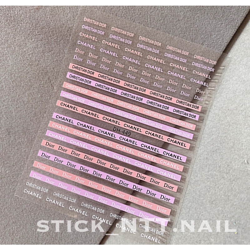 Sticker mẫu dán móng tay 2023