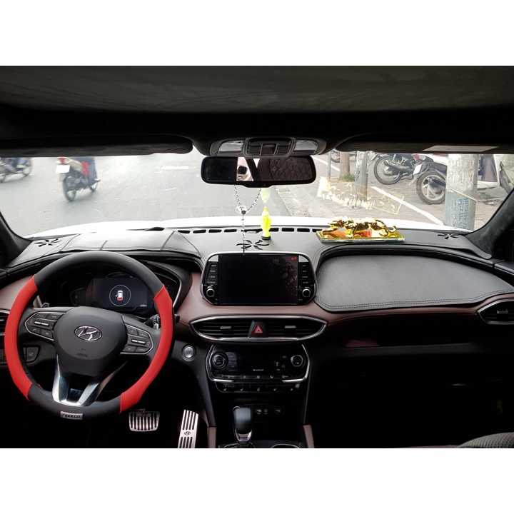 Thảm da chống nắng Taplo Hyundai Santafe 2019-2021