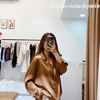 SISTERSISTER [Best seller] - Áo sơ mi lụa SILK SHIRT
