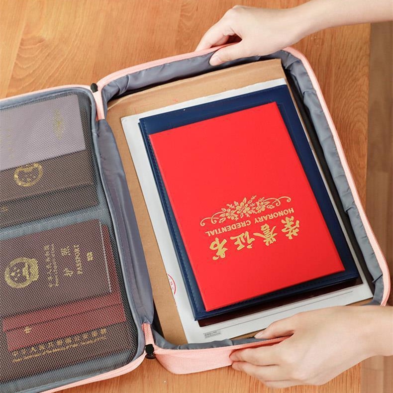 Túi đựng thẻ hồ sơ chống thấm nước di động tiện dụng cho văn phòng