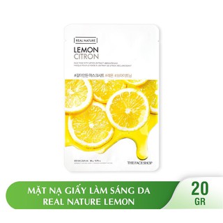 Mặt nạ giấy the face shop chanh