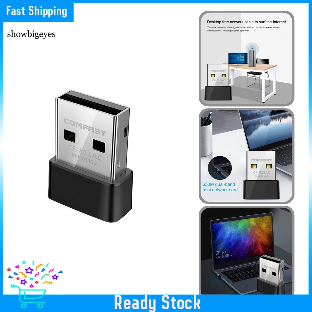 Usb phát WiFi không dây 650M /5G cho máy tính