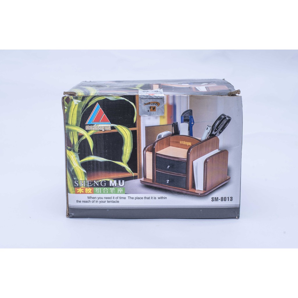 Hộp bút gỗ Shengmu SM-8013, Hộp bút gỗ văn phòng