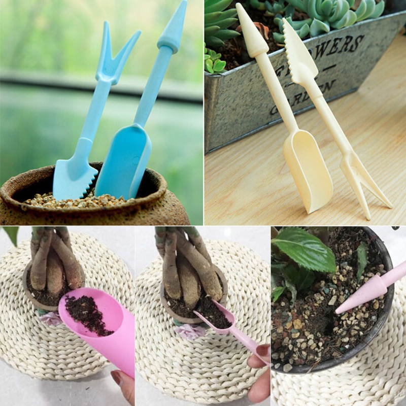 Set 3 Dụng Cụ Trồng Cây Bonsai Bằng Nhựa