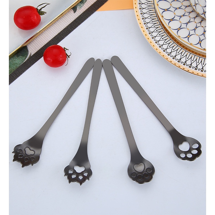 Muỗng Cà Phê Inox 304 Hình Chân Mèo