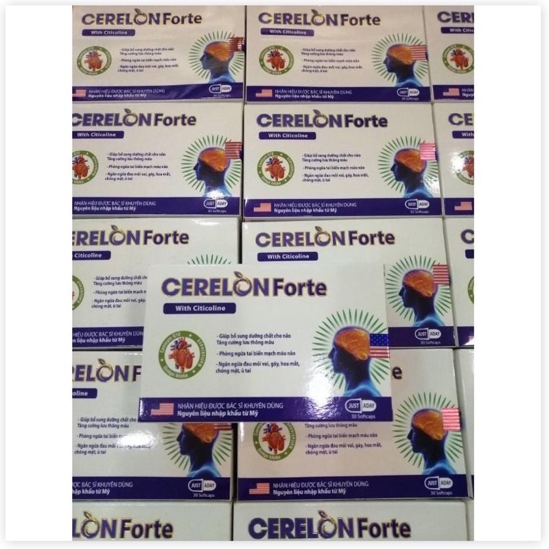 Cerelon Forte - Giúp bổ sung dưỡng chất cho não hiệu quả ăn ngon