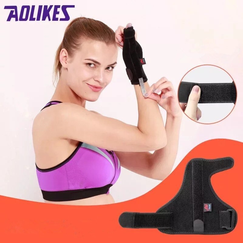 Đai nẹp cố định khớp ngón tay cái AOLIKES A-1677 thanh thép cố định chắc chắn sport wrist protector