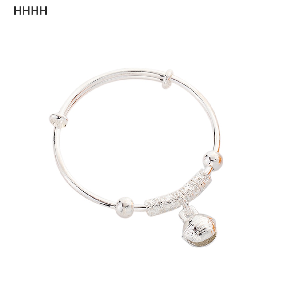 Vòng Tay Mạ Bạc Đính Chuông Phong Cách Cổ Điển Thời Trang