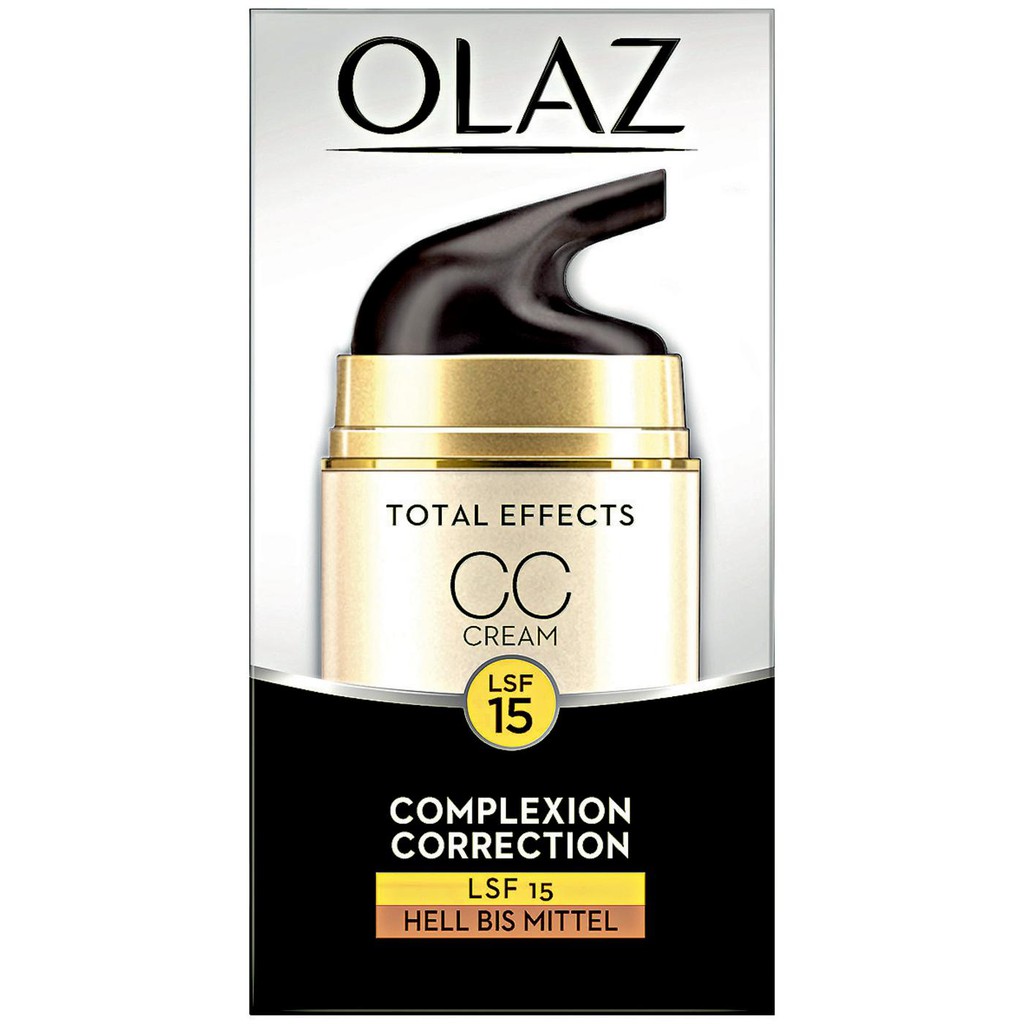 Kem Làm Đều Màu Da Olaz Total Effects 7 in 1 Complexion Correction Cream (CC Cream) SPF 15, 50 ml - Olaz (Hàng Nhập Đức)
