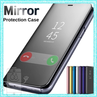 Bao Da Nắp Gập Mặt Gương 360 Độ Chống Sốc Cho Xiaomi Mi 10t Pro Redmi K40 Note 10s 10 4g