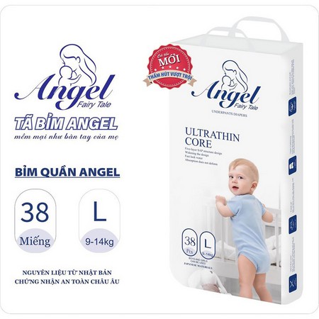 [SẴN HÀNG] Bỉm Dán/Quần Angel S66/M60/L56/XL52/M40/L38/XL36/XXL34