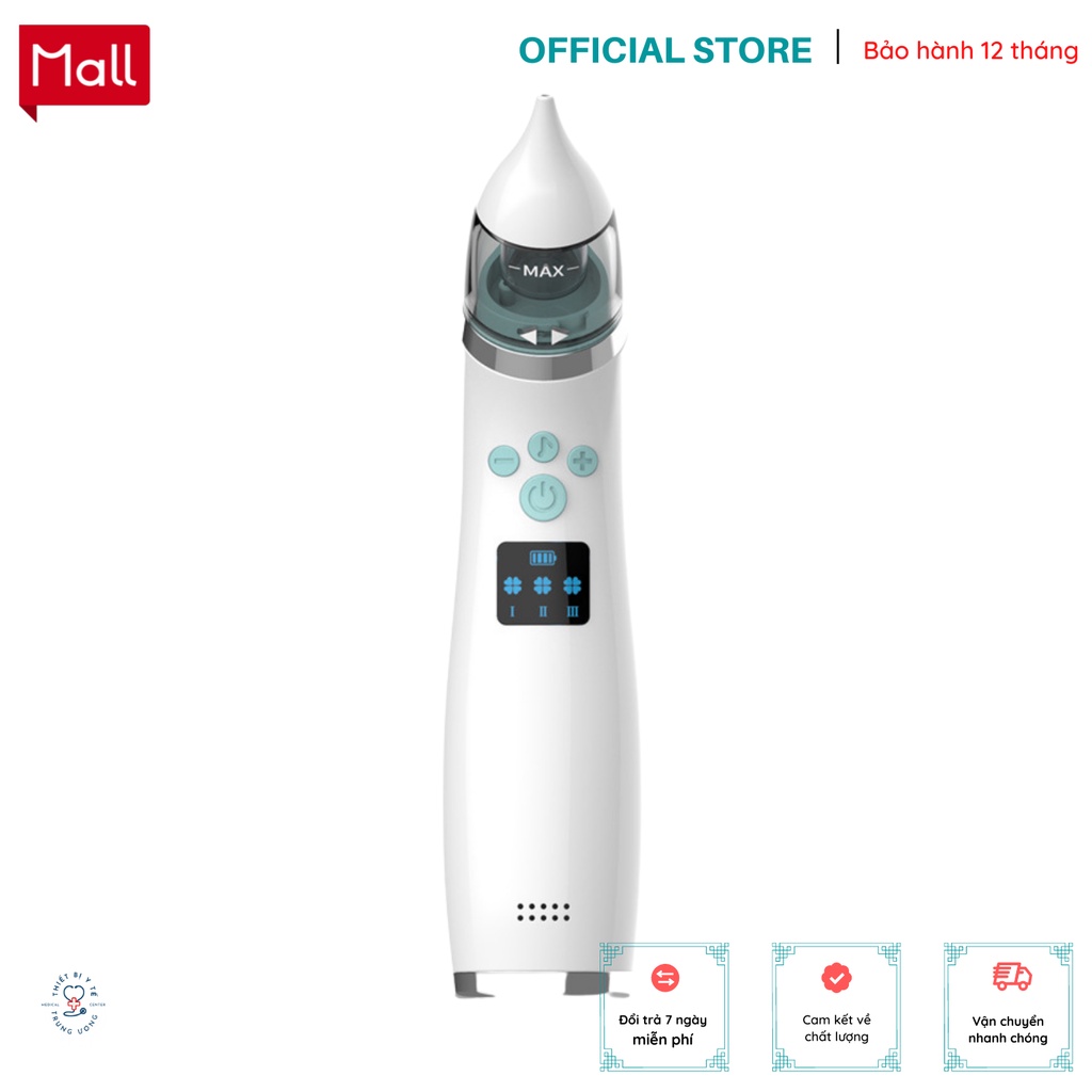 Máy hút mũi cho bé cao cấp , dụng cụ vệ sinh mũi cho bé MAX nhập khẩu Đức 5 cấp độ