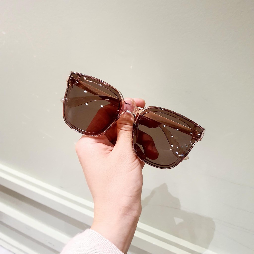 Kính râm vuông sẵn tròng chống UV, kính mát thời trang nữ 6L035B