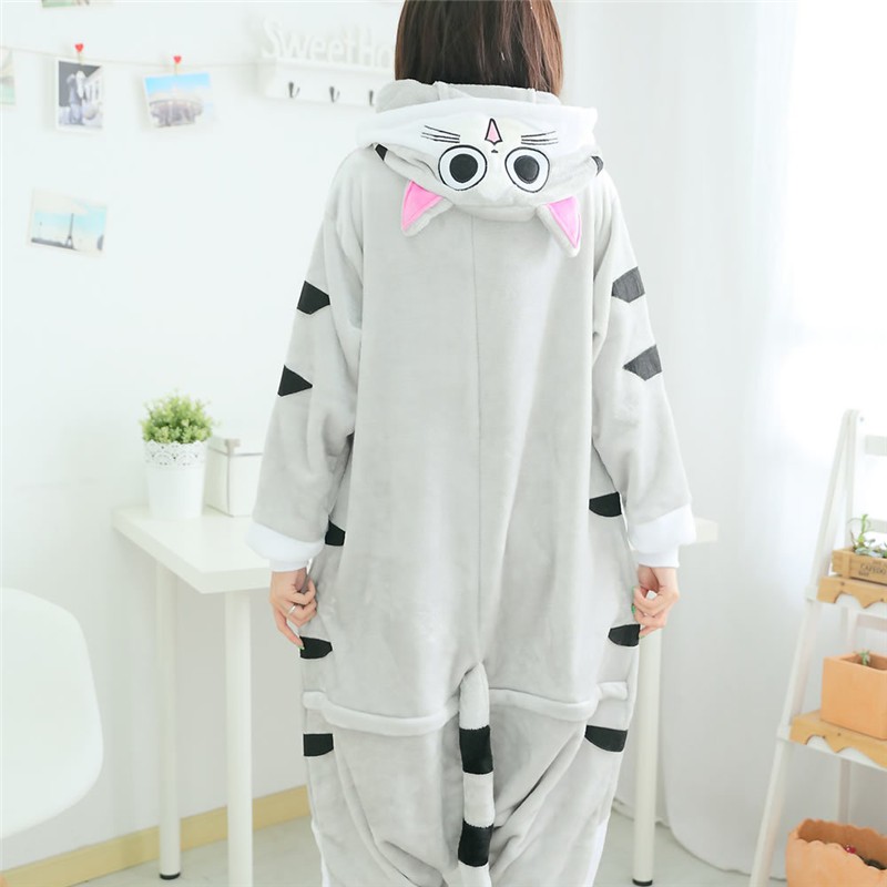 Bộ đồ ngủ hoá trang mèo Kigurumi cho Halloween