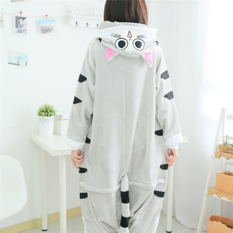 Bộ đồ ngủ hoá trang mèo Kigurumi cho Halloween