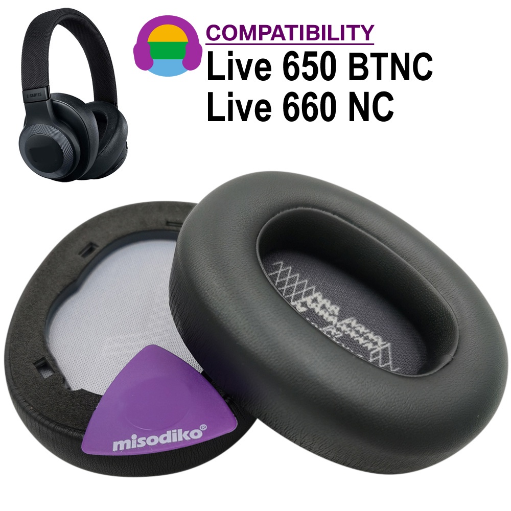 Đệm Bọc Tai Nghe Chụp Tai Thay Thế Cho JBL Live 650BTNC/ Live 660NC