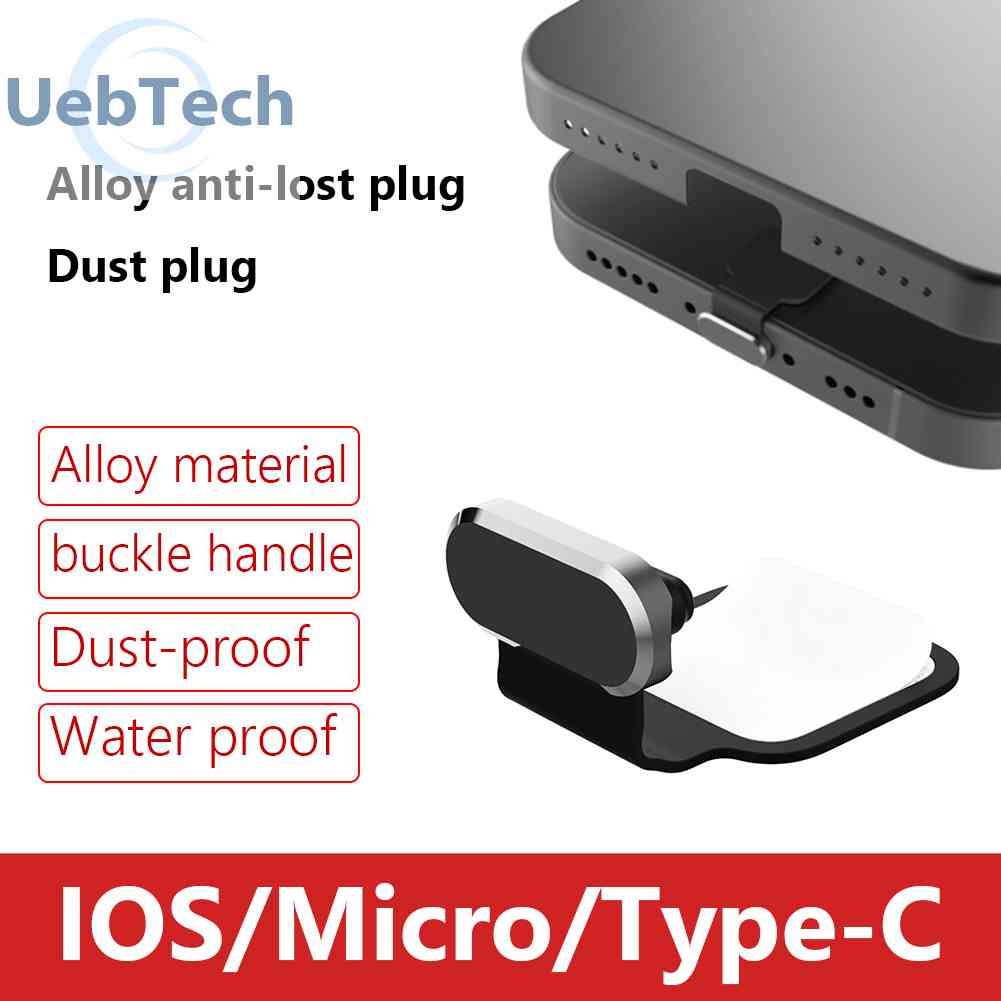 Nút Chặn Cổng Sạc Chống Bụi Cho iPhone / Micro / Type-C