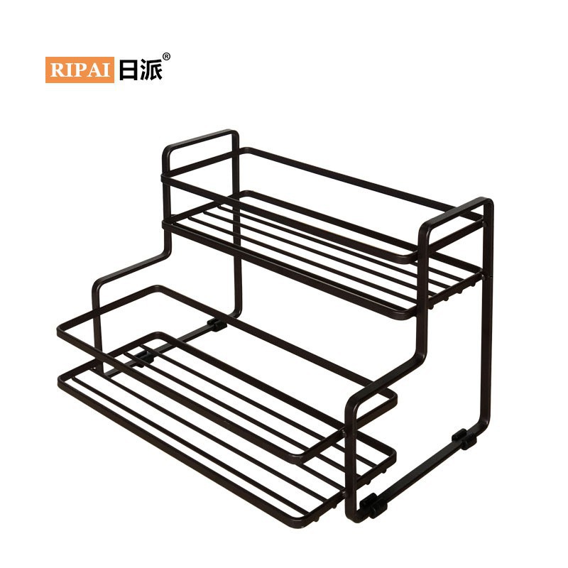 ' GIÁ SÔC - " Kệ inox 2 tầng đựng gia vị nhà bếp No 1105, kệ đựng đồ nhà bếp đa năng