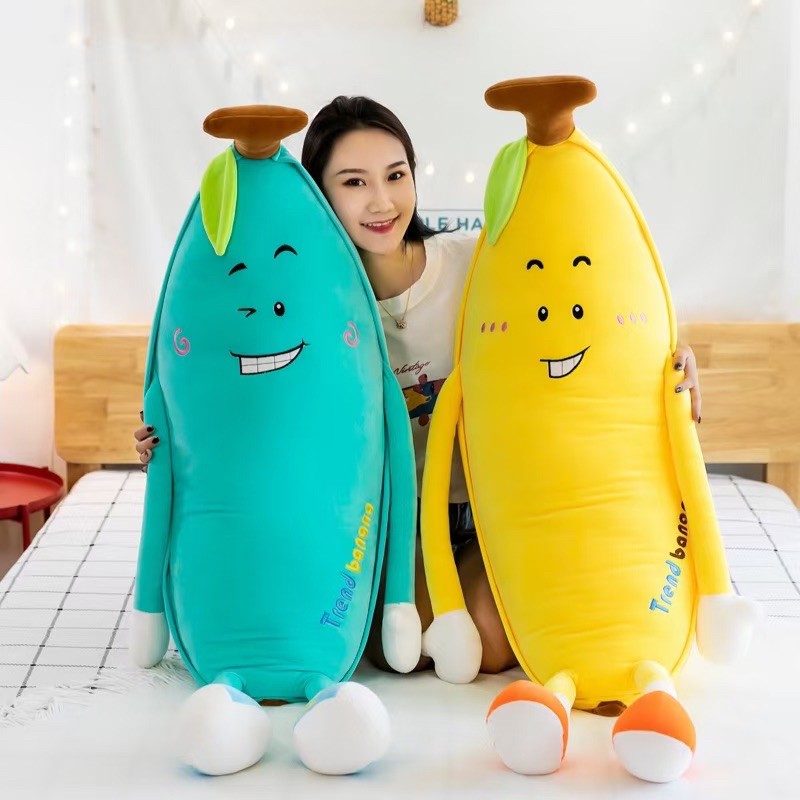 Gối ôm Gấu Bông Chuối Trend Banana  - Hàng Nhập Khẩu