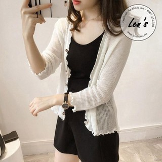 ÁO KHOÁC MỎNG VIỀN BÈO