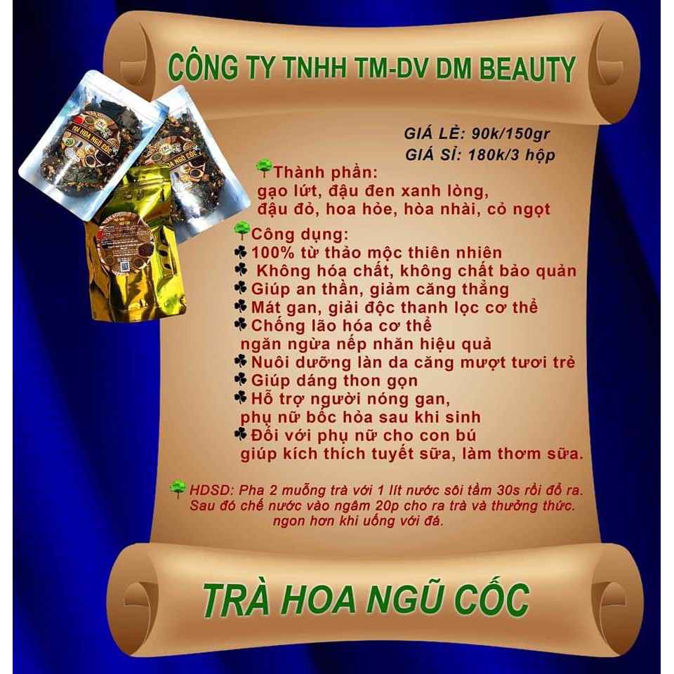 Trà hoa ngũ cốc DM-beauty