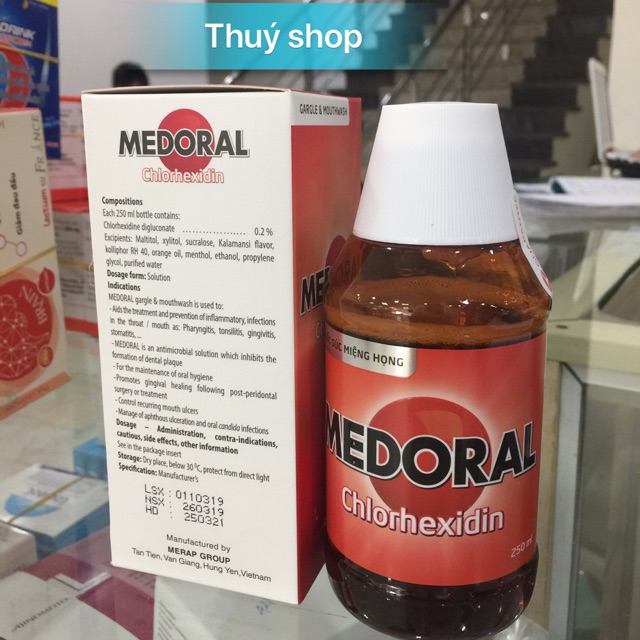Thuốc súc miệng Medoral 250ml