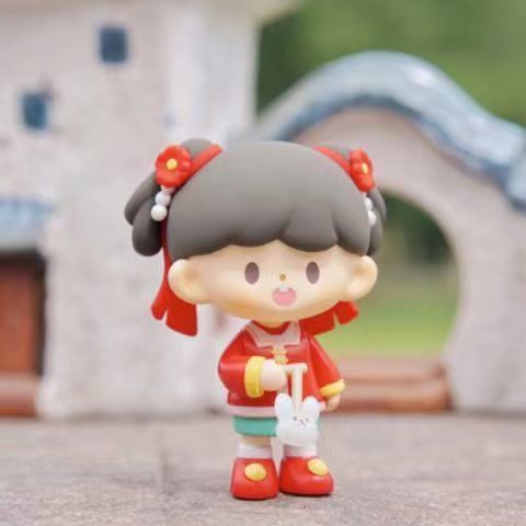 ❤sản phẩm chính thức❤Zhuo Dawang Loạt phong cách cổ xưa FINDING UNICORN Hộp mù Con búp bê Đồ chơi Quà tặng Đồ chơi dễ thương