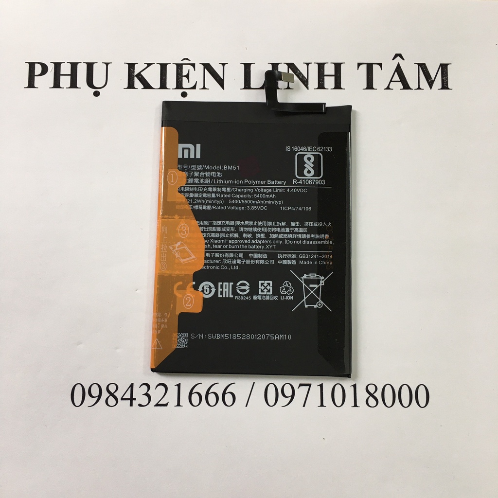 Pin Xiaomi Mi Max 3 MiMax 3 BM51 - New