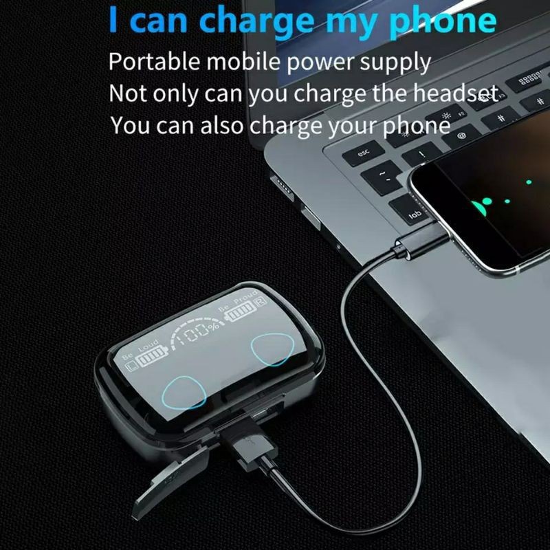 Tai nghe bluetooth không dây M10 Pin tự động chống nước và ồn