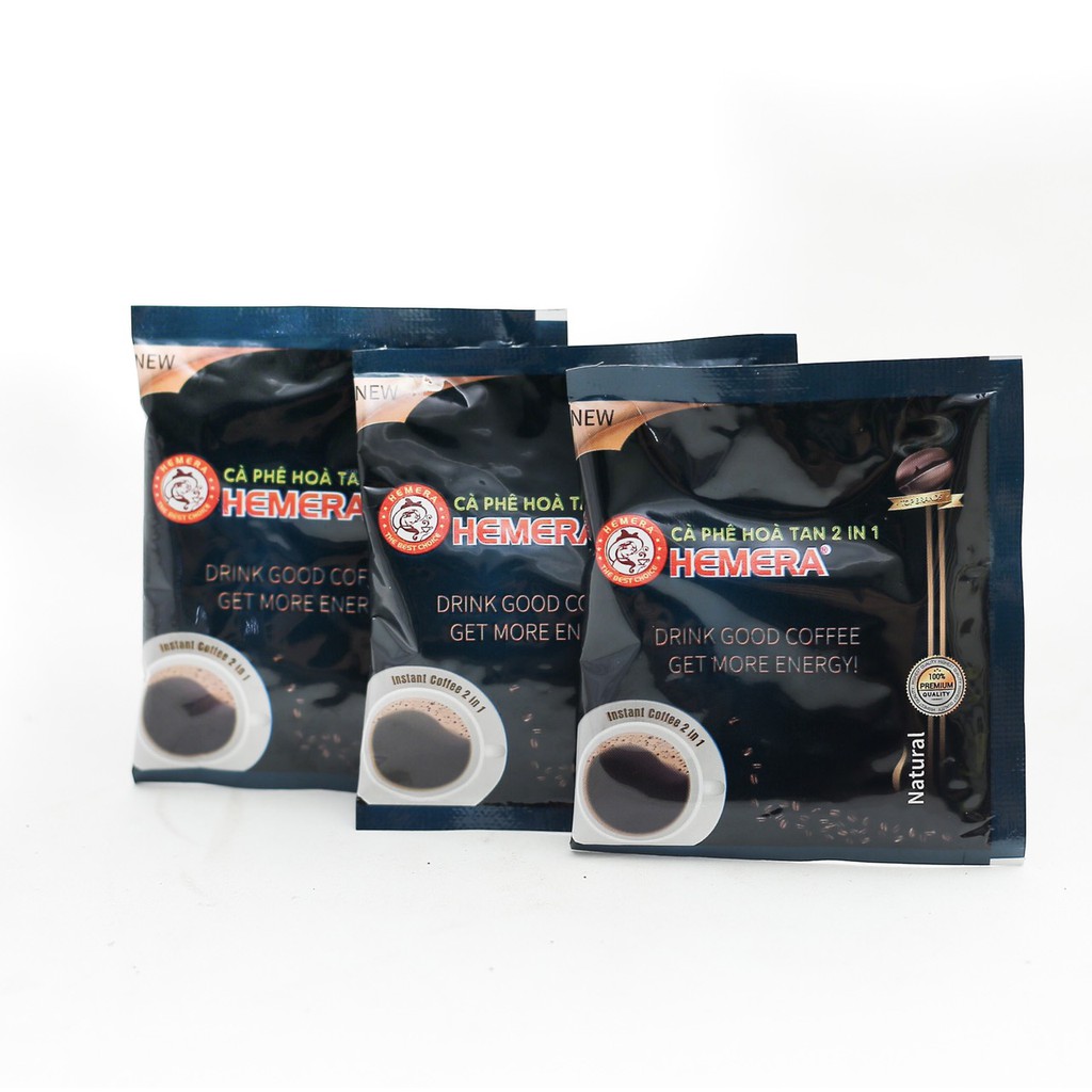 CÀ PHÊ HOÀ TAN ĐEN 2IN1 HEMERA (INSTANT COFFEE 2IN1) | BigBuy360 - bigbuy360.vn