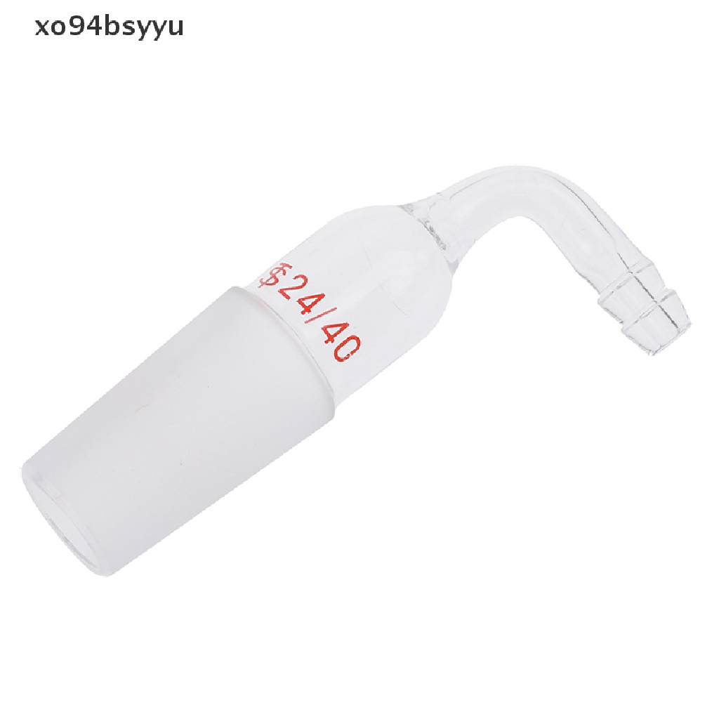 Đầu chuyển đổi từ thủy tinh sang ống cao su góc phải 24 / 40
