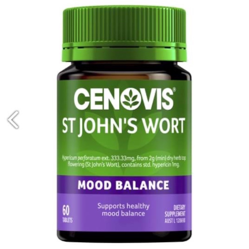 Viên uống giảm căng thẳng, mệt mỏi Cenovis St John’s Wort 2000