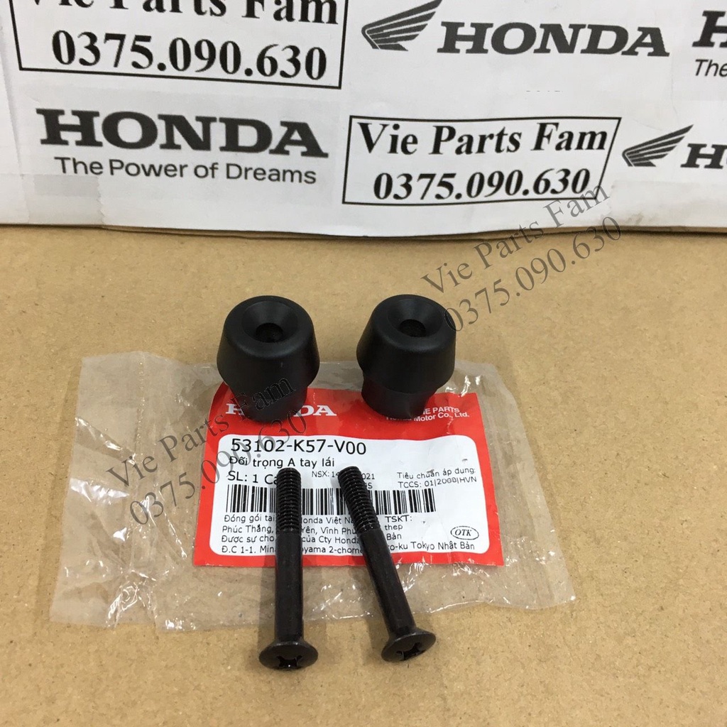 Cặp gù tay lái xe Honda Blade 110 / Wave A 110 - hàng chính hãng Honda mới 100%