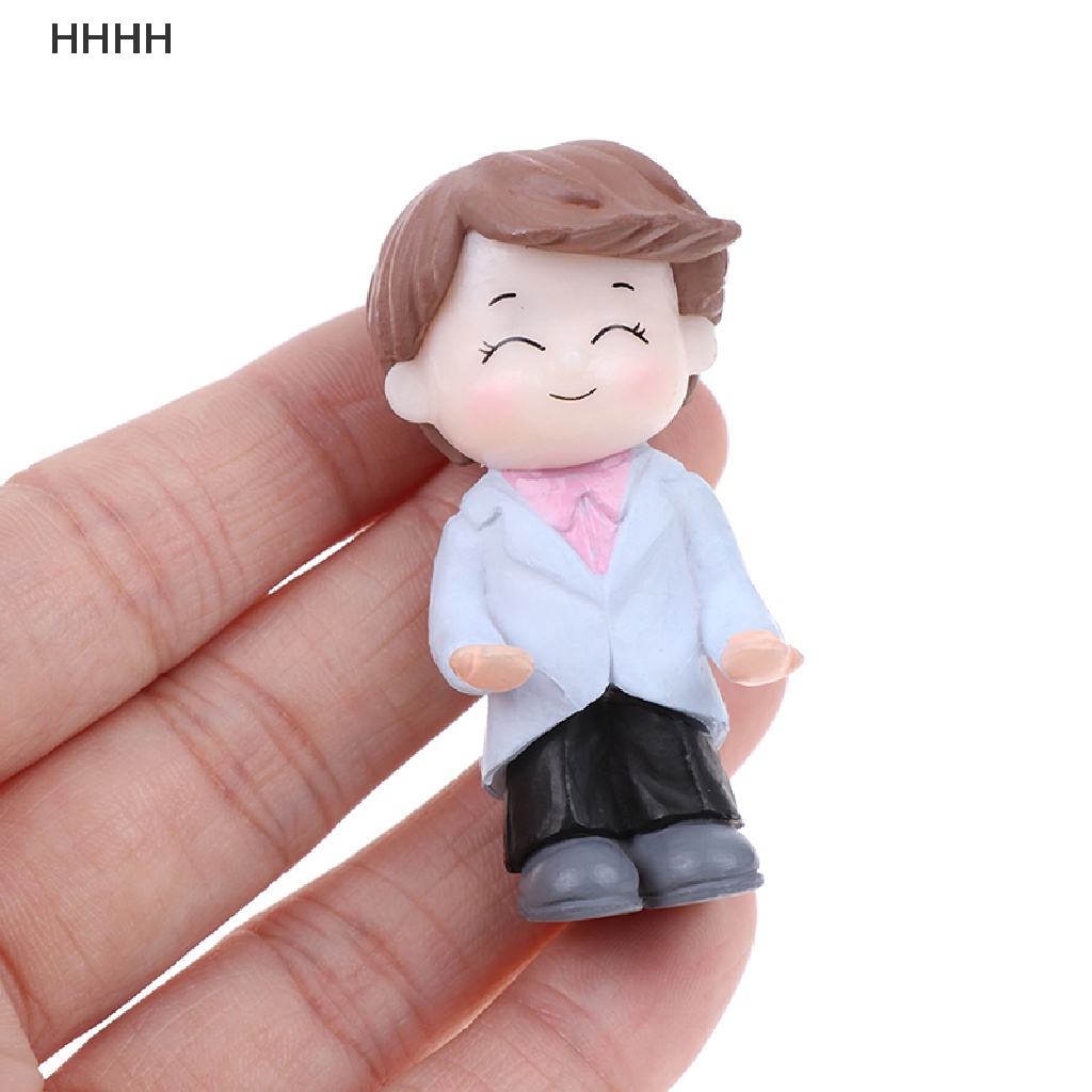 1 Bộ Tượng Tình Nhân mini Trang Trí Nhà Búp Bê