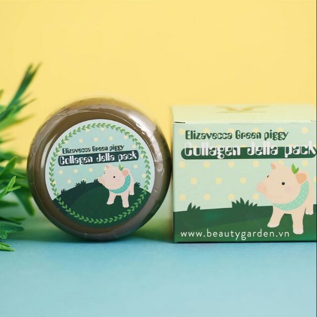 Mặt Nạ Bì Heo Elizavecca Green Piggy Collagen Jella Pack (100g)